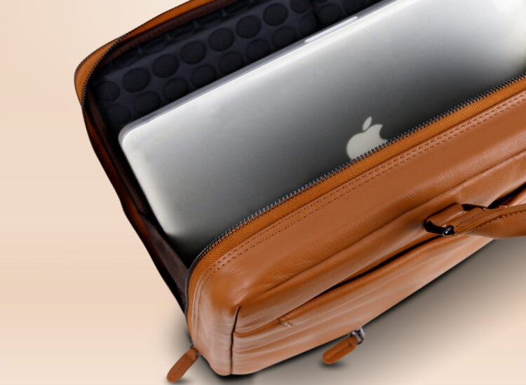 Berto Corporate Laptop Bag Brown For Macbook