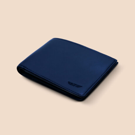 Alfonso Slim Plus Wallet Navy Front